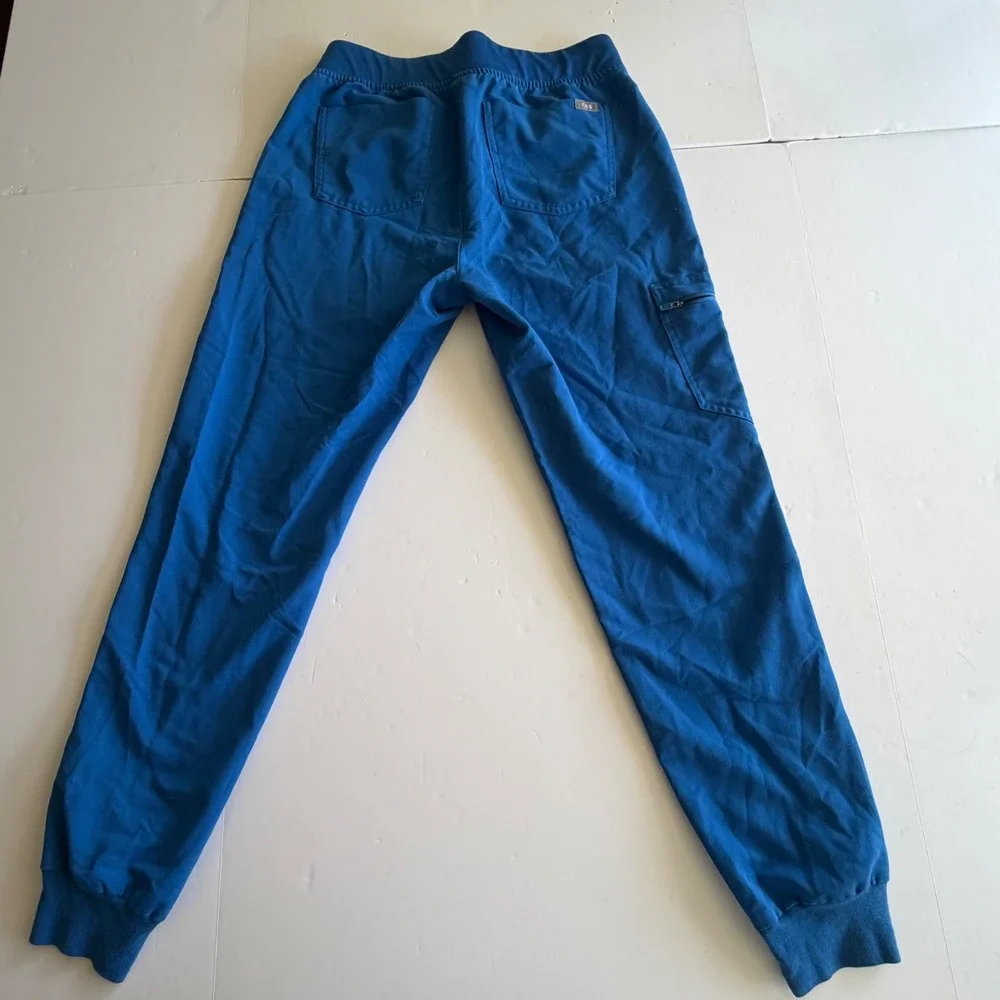 FIGS Jogger Scrub Pants Royal Blue Technical Collection Small - Picture 2 of 6